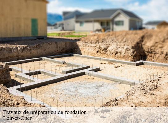 Travaux de préparation de fondation 41 Loir-et-Cher  S.D Terrassement 