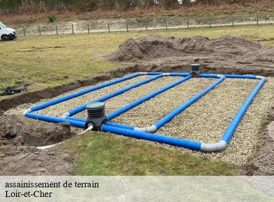 assainissement de terrain 41 Loir-et-Cher  S.D Terrassement 