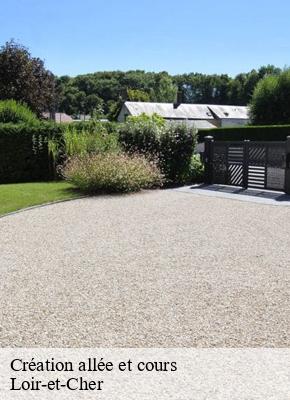 Création allée et cours 41 Loir-et-Cher  S.D Terrassement 