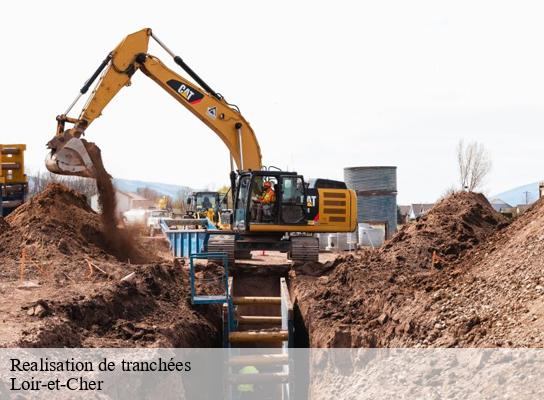 Realisation de tranchées 41 Loir-et-Cher  S.D Terrassement 