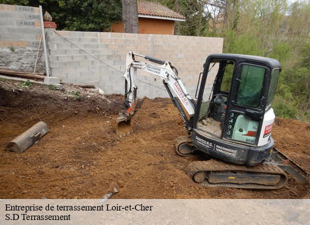Entreprise de terrassement 41 Loir-et-Cher  S.D Terrassement 