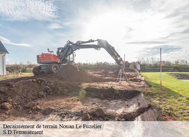 Decaissement de terrain  nouan-le-fuzelier-41600 S.D Terrassement 