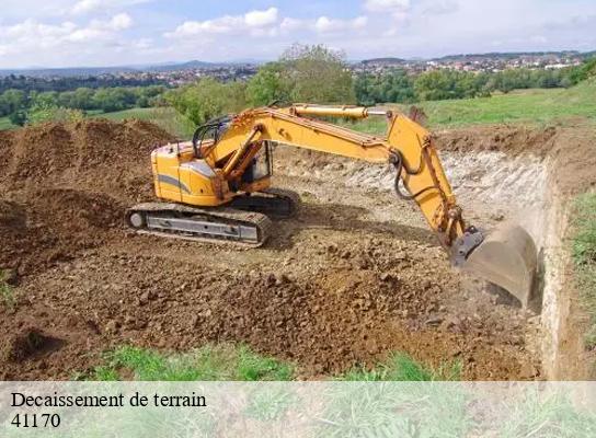 Decaissement de terrain  saint-agil-41170 S.D Terrassement 