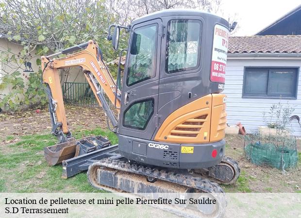 Location de pelleteuse et mini pelle  pierrefitte-sur-sauldre-41300 S.D Terrassement 