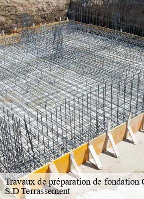 Travaux de préparation de fondation  chitenay-41120 S.D Terrassement 