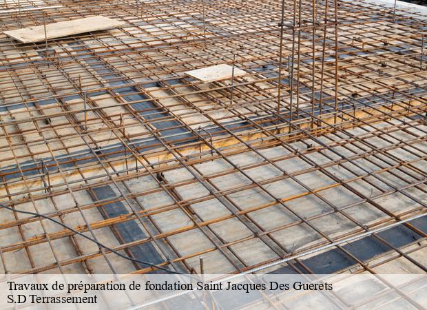 Travaux de préparation de fondation  saint-jacques-des-guerets-41800 S.D Terrassement 