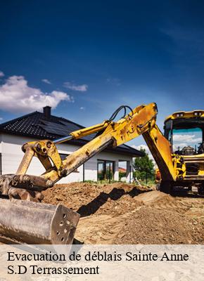 Evacuation de déblais  sainte-anne-41100 S.D Terrassement 