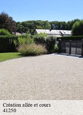 Création allée et cours  tour-en-sologne-41250 S.D Terrassement 