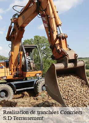 Realisation de tranchées concriers-41370 S.D Terrassement